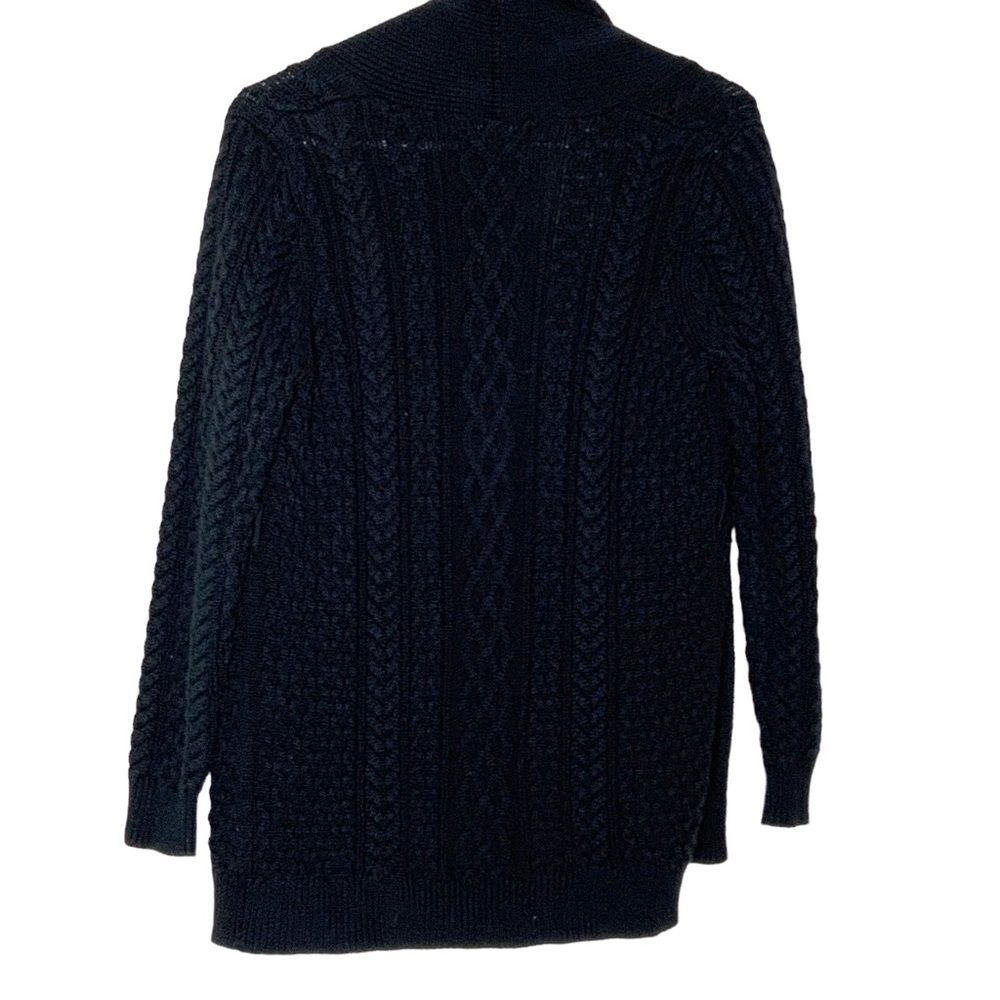MANGO basics black open front cardigan. Size XS - Picture 5 of 8